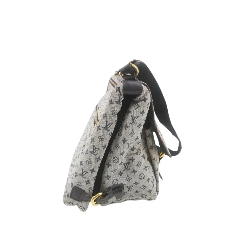 LOUIS VUITTON Blue Monogram Mini Lin Sac A Langer Diaper Bag- RARE - Picture 4 of 10